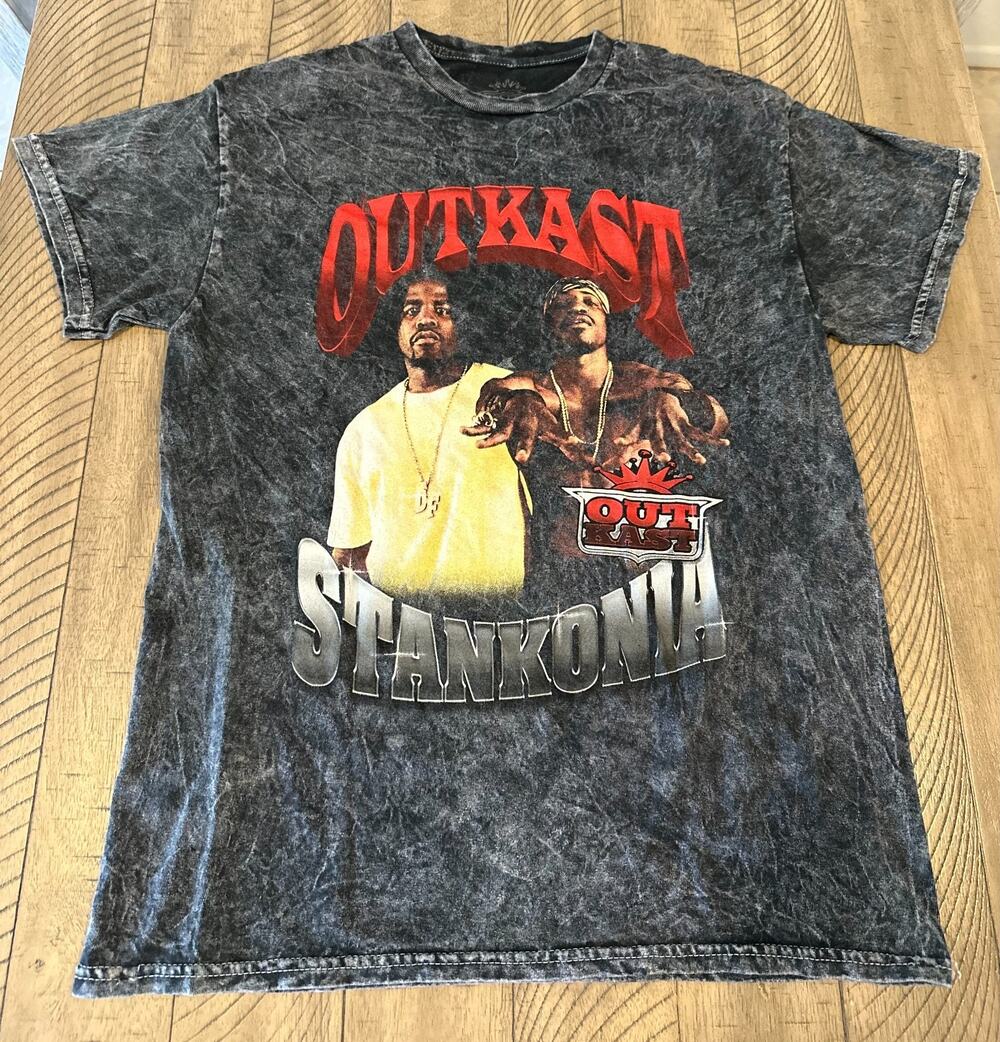 Outkast Stankonia Rap Tee Acid Wash Graphic T-Shirt Men's Size Medium